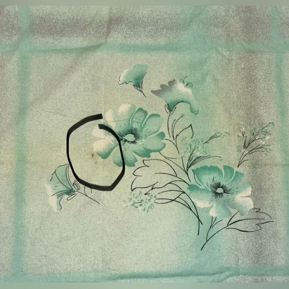 Set of 2 Oversized Vintage Floral Pillow Shams Cotton Cottagecore Pillowcases